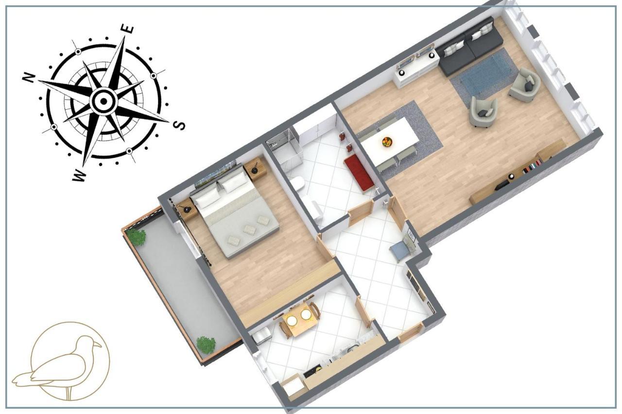 Apartament Blaue Welle 08 Heringsdorf Zewnętrze zdjęcie